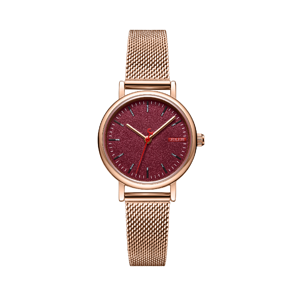 นาฬิกา Julius JA-1261 C สายสแตนเลส สีโรสโกลด์