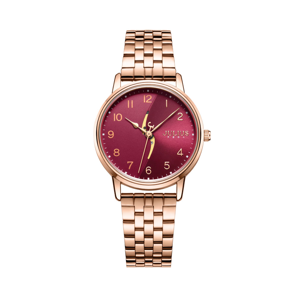 นาฬิกา Julius JA-1265L C สายสแตนเลส สีโรสโกลด์