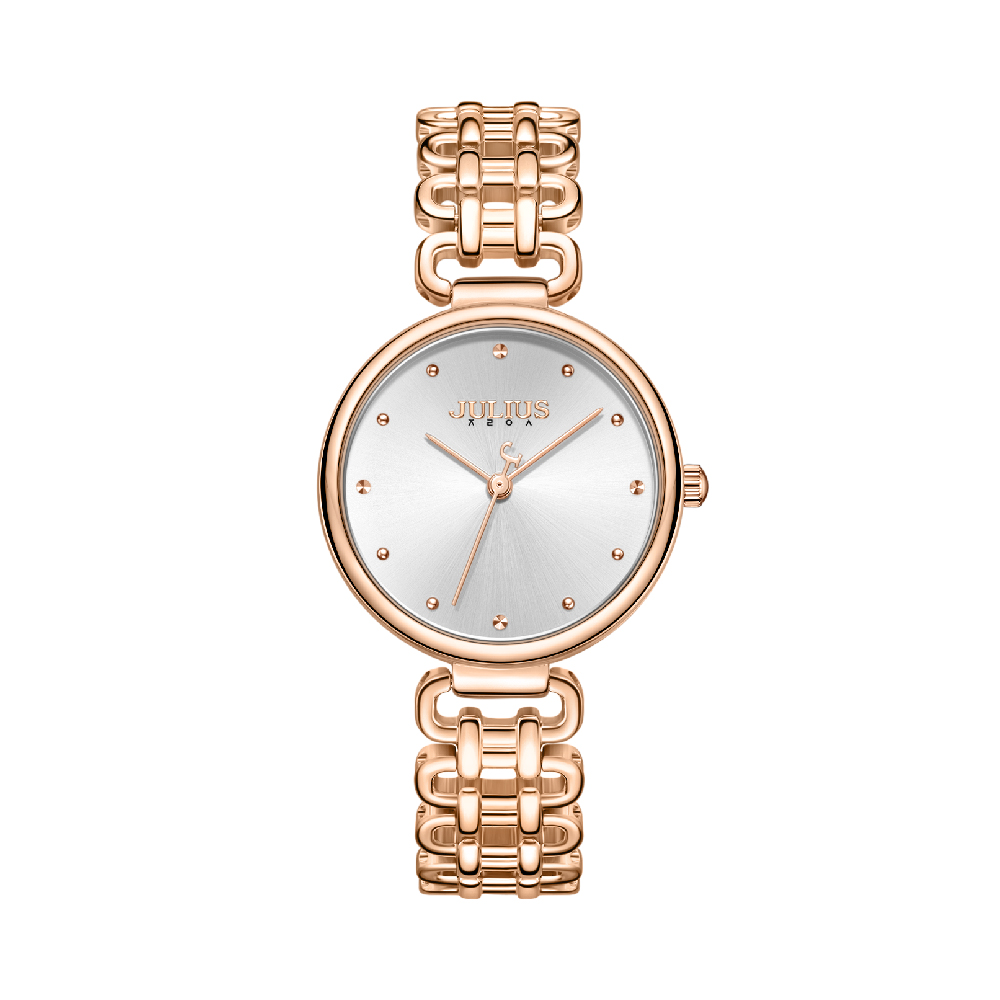 นาฬิกา Julius JA-1374 A สายสแตนเลส สีโรสโกลด์