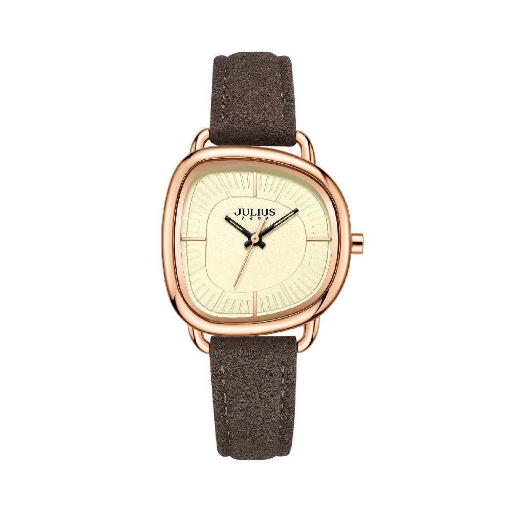 นาฬิกา Julius JA-1393 C สายหนัง สีน้ำตาล
