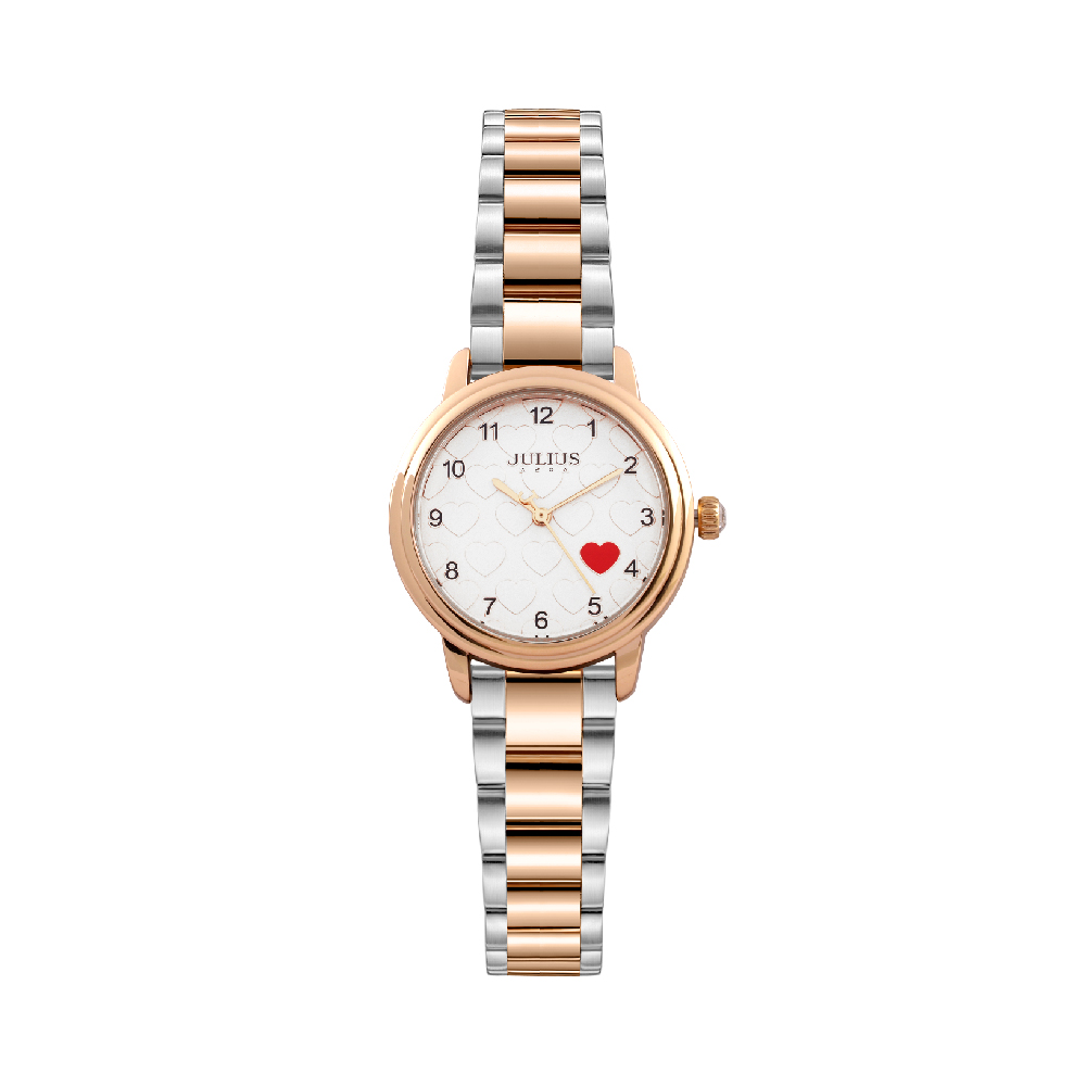 นาฬิกา Julius JA-1441 H สายสแตนเลส สีสองกษัตริย์