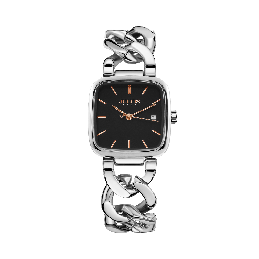 นาฬิกา Julius JA-1451 B สายสแตนเลส สีเงิน